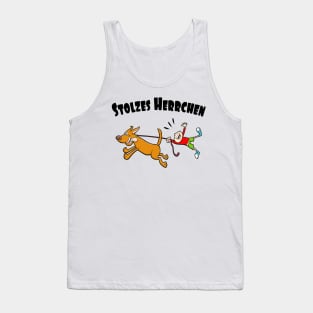 Stolzes Herrchen Hundeliebhaber Hundeschule Spaß Tank Top